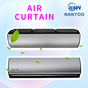 Nanyoo Rideau d'air vertical pour porte, économique, pour usage domestique, à flux croisé, avec souffleurs en plastique, pour présentoirs dissimulés - Product Image 6