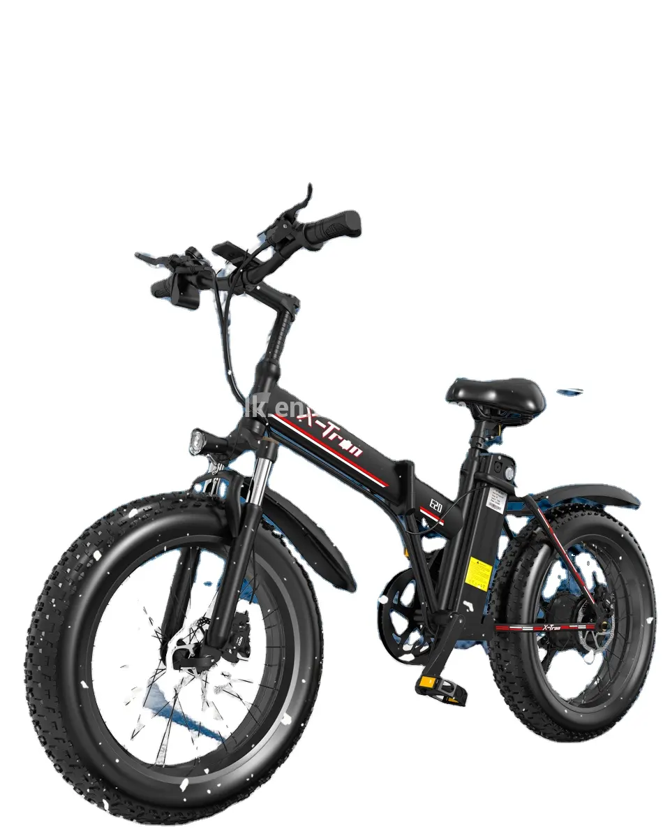 X-Tron E20 Folding Bike 48V 500W 20 inch fat e bike Fat Tire Electric Bike Mountain Electric Bicycle