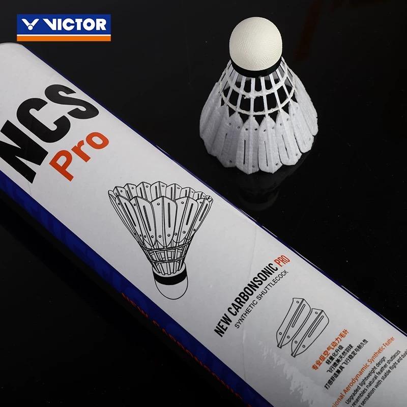 Victor NCS Pro New Carbonsonic Badminton Shuttlecock - Durable