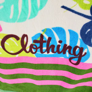 Serviettes <span class=keywords><strong>de</strong></span> <span class=keywords><strong>plage</strong></span> en velours <span class=keywords><strong>de</strong></span> coton imprimé réactif Matilda Jane Clothing - Product Image 2