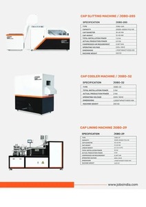 Nouvelle machine de moulage de bouchons de bouteilles en plastique à haute vitesse et à haute efficacité énergétique, composants de pompe de moteur principal pour usine de fabrication de boissons Jobo - Product Image 4