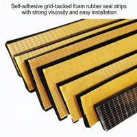 Bande de mousse EPDM adhésive acrylique simple face - Résistante au vieillissement thermique, étanchéité imperméable pour armoires et boîtiers électriques