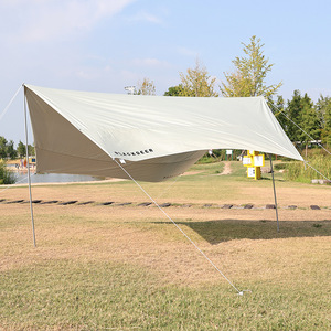 Old Accountant Multi Functional Hexagonal Sunshade Awning 3-4 Person Outdoor Camping <b>Waterproof</b> Oxford Cloth <b>Canopy</b> - Product Image 1