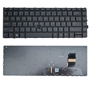 Teclado con Distribución de Teclas del Reino Unido/Tailandia/TR/ROM/NO/KZ/IT/ISL/BE/<span class=keywords><strong>EN</strong></span>/DEN/BU/BR/SL/RU/PO para HP 840 845 745 G7 G8 Zbook Firefly 14 G7 G8 Color Negro - Product Image 2