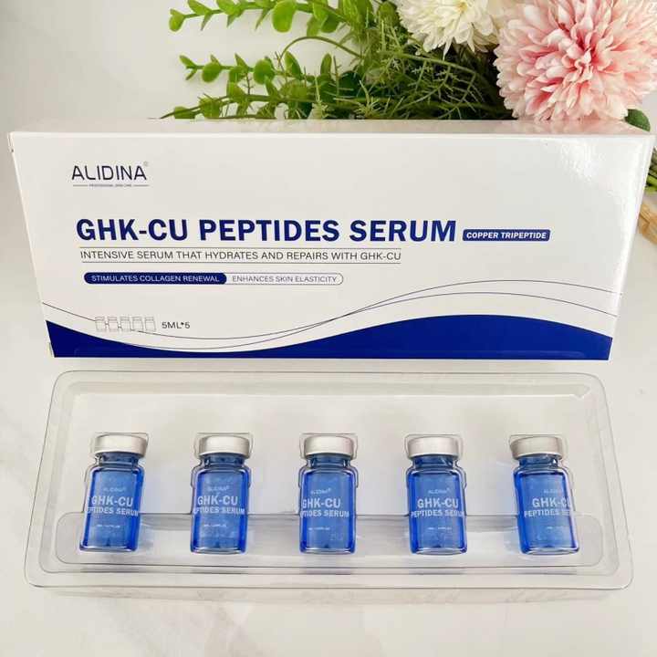 ghk-cu wholesale Copper Peptide Anti-Aging Skincare Tri-Peptide Bulk Naturals GHK-CU Research Peptide |
