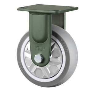 <span class=keywords><strong>8</strong></span> zoll kunstkautschuk-roller geeignet für krankenhauswagen stumme rollen welle platte aus mangan-stahl - Product Image 2