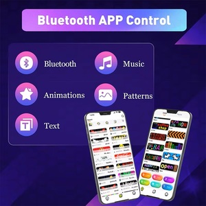 Ứng dụng thông minh kiểm soát RGB linh hoạt dẫn bảng màn hình cho xe quảng cáo chỉnh sửa tin nhắn di chuyển dẫn đăng ký cho xây dựng trang trí - Product Image 5