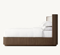 Ensemble de salle à manger en bois de chêne moderne TG Sassanid OEM avec design géométrique pour une utilisation en extérieur