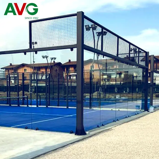 Custom Outdoor Padel Court Professional Competition Paddle Tennis Court for Sale