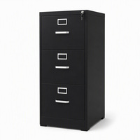 Armoire de rangement en acier modulaire à 2-3-4 tiroirs, empilable, verrouillable, système d'armoires de rangement en métal pour bureau