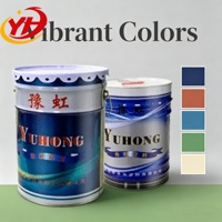 Peinture Alkyde Prête à l'emploi Anti-Corrosion Liquide à Séchage à l'Air, Prix Usine, pour Structures en Acier Intérieures, 2 Couches, Durable