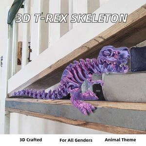 Figura de Esqueleto de Dragón Impresa en 3D, Juguete de Plástico con Temática Animal, Regalo Artesanal, Escala 1/12, Edades 7-12+, Embalaje Original - Product Image 2