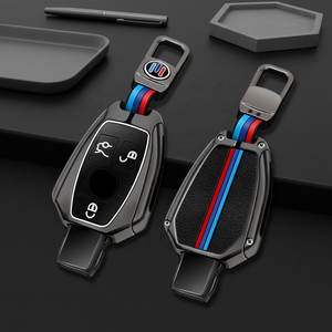Cubierta de <span class=keywords><strong>llave</strong></span> de metal para <span class=keywords><strong>Mercedes</strong></span> Benz, cubierta de <span class=keywords><strong>llave</strong></span> de coche, <span class=keywords><strong>precio</strong></span> de aleación de zinc, cubierta de <span class=keywords><strong>llave</strong></span> remota de coche, promocional - Product Image 1