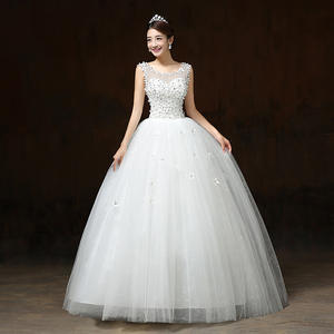 bridal frocks white