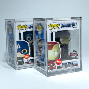 Shp Chất Lượng Cao Rõ Ràng Acrylic 4Inch Hộp Funko Pop Người Lạ Những Điều-Steve Vinyl Hình Với Mạnh Mẽ Nam Châm Top Nắp Bảo Vệ Trường Hợp - Product Image 3