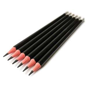 <span class=keywords><strong>Crayon</strong></span> à mine HB en <span class=keywords><strong>plastique</strong></span> rond de 7,5 pouces pour l'école, promotionnel en gros, avec gomme - Product Image 2