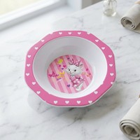 Assiettes en plastique PP sûres et durables, motif de dessin animé, écologiques, réutilisables, de qualité alimentaire, vaisselle pour enfants, assiettes pour enfants