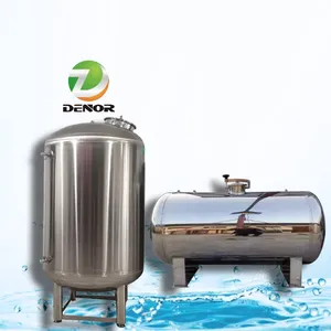 Tanque de almacenamiento de alimentos de acero inoxidable múltiple, tanque de almacenamiento de agua de equipo químico por la venta directa de fábrica