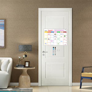 Planificateur mensuel hebdomadaire réutilisable amovible personnalisé Uni-Felt pour mur peint en <span class=keywords><strong>bois</strong></span> aluminium solide peint et plus - Product Image 4