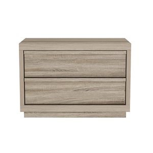 Comodino in legno di quercia naturale, mobile moderno per camera da letto - Product Image 1