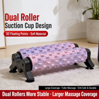 Rouleau en mousse EVA à double ventouse et points flottants 3D pour la récupération musculaire, la relaxation myofasciale, la gym à domicile et le yoga – Rouleau en mousse OEM