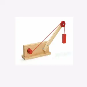 Giáo dục Sensorial Montessori Liệu Gỗ Đồ Chơi Bánh Xe Và Trục Mẫu Đối Với Trẻ Em