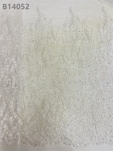 Bán Buôn Trắng Phi Vải Ren Cưới Pháp Vải Tuyn Thêu Đính Cườm <span class=keywords><strong>Sequins</strong></span> Ren Vải - Product Image 2