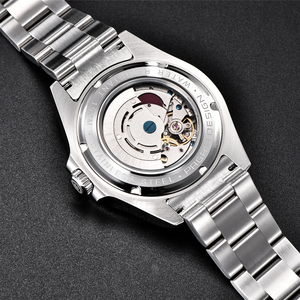 Nuevo Reloj Deportivo Mecánico Automático para Hombre PAGANI Design 2025, <span class=keywords><strong>GMT</strong></span>, Sumergible, 10 Bar, Acero Inoxidable, BGW-<span class=keywords><strong>9</strong></span> - Product Image 6