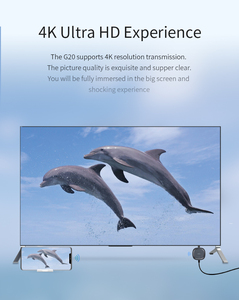 G20 <span class=keywords><strong>Mirascreen</strong></span> G5 2.4G 5G 4K ชุดส่งสัญญาณและตัวรับสัญญาณ HDMI ไร้สายแบบสวิตช์ พร้อมชุดขยายสัญญาณ HD รองรับบลูทูธเสียง แบบ OEM - Product Image 3