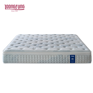 Colchón Híbrido Transpirable Personalizado LOONGFUNG Enrollable para Dormitorio de Casa y Hotel con Resortes Ensacados y Espuma Viscoelástica Ecológica - Product Image 1