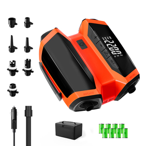 ギクルAP-889L 22PSI DC 12Vスタンドアップパドルボードエアポンプ取り外し可能な充電式バッテリー付きボート用電動SUPポンプ - Product Image 1