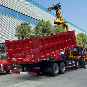 Caminhão Guindaste Dongfeng 8x4 de 16 Toneladas, Caminhão Guindaste para Madeira, Guindaste Montado em Caminhão, Garra para Tijolos, Guindaste para Madeira - Product Image 3