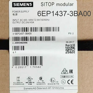 6EP1437-3BA00 PLC SITOP โมดูลาร์ 32 I/O แหล่งจ่ายไฟแบบเสถียร  อินพุต 220V AC เอาต์พุต 24V ระบบอัตโนมัติอุตสาหกรรม รับประกัน 1 ปี - Product Image 4
