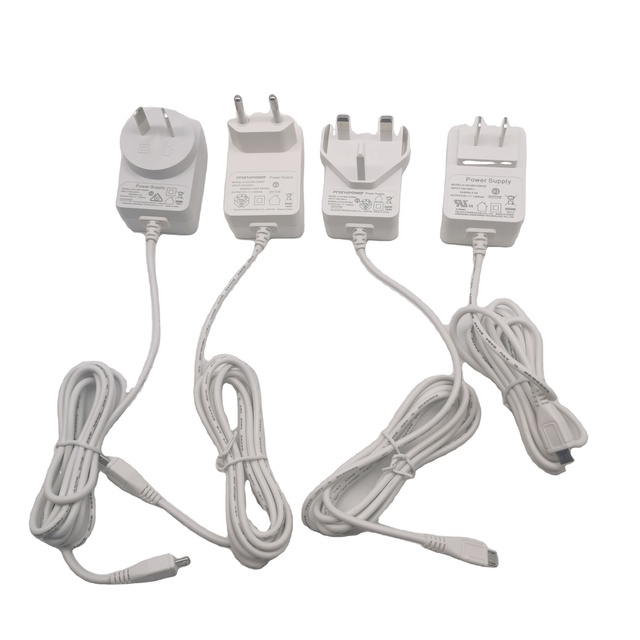 Frontpower 5V 1.2A 5V 2A 8V 1.5A 5.5V 600MA 9V 1A EN60601 Consumer Medical Power Adapter