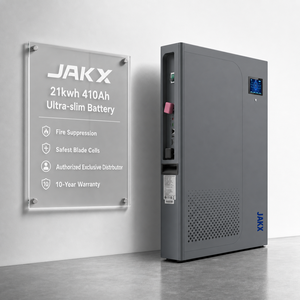 Batterie JAKX LiFePO4 51.2V 48V 410Ah 200Ah 100Ah 21kWh 10kWh 5kWh pour Stockage d'Énergie Solaire, Systèmes BESS ESS et Packs de Batteries Domestiques - Product Image 1