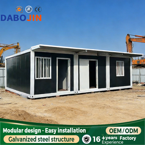 Casa Contenedor Modular Prefabricada de 20 Pies, Expandible, con Estructura de Acero, Portátil, Plegable, Cómoda, con Camas, Comedor y Dormitorio - Product Image 1