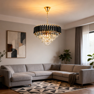 <span class=keywords><strong>Lampadario</strong></span> a Sospensione LED in Cristallo K9 di Lusso, <span class=keywords><strong>Moderno</strong></span>, in Metallo, Rotondo, Grande, Stile Nordico, Larghezza 55cm, per Camera <span class=keywords><strong>da</strong></span> Letto e Soggiorno, Disponibile negli USA - Product Image 3