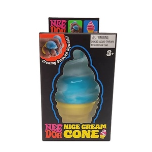 Jouet anti-stress souple en forme de cornet de glace Needo Style, jouet sensoriel à presser pour enfants, adolescents et adultes, cadeau sensoriel - Product Image 1