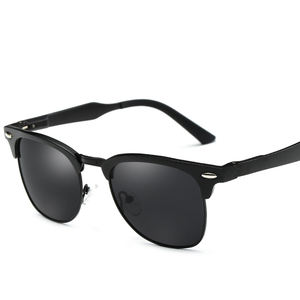 Nouvelles lunettes de soleil polarisées classiques pour hommes, de marque tendance, en magnésium et aluminium, design italien personnalisé, conformes aux normes CE - Product Image 2