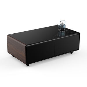 Enfriador de muebles inteligente y mesa fría, altavoces integrados y estaciones de carga inalámbrica - Product Image 1