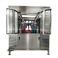 Machine de sécurité automatique pour ligne de production de sprays aérosols, entraînement pneumatique pour applications cosmétiques, huile, gaz, haute efficacité, usine