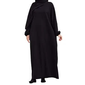 莫代尔伊朗长女性伊斯兰阿巴亚阿拉伯1件吉尔巴布连衣裙女性Pasmina外套祈祷格罗斯头巾性感