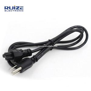 PC Laptop 2 Core Wire EE. UU. Certificado 125V 10A 2 pin Pluo IEC C7 Figura 8 Extensión AC Computer Power Cable - Product Image 6