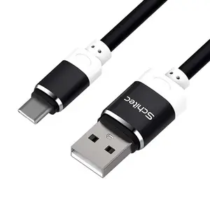 Üretici USB şarj kablosu TPU Metal konut mikro tip C kablo telefon ve ipad için