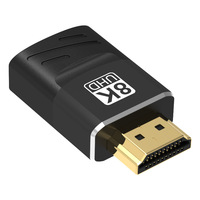 Adaptador hdmi 8K macho a hembra 90 270, ángulo recto, chapado en oro hembra a hembra 2,1, convertidor HDMI