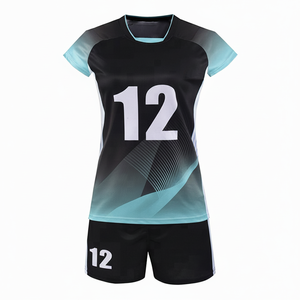 ชุดวอลเลย์บอลน้ำหนักเบาวัสดุโพลีเอสเตอร์2025ดีไซน์ล่าสุดสีต่างกัน - Product Image 2