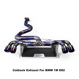 ท่อไอเสียไทเทเนียมแบบเชื่อมมือ Vortex สำหรับ BMW 1M Coupe E82 3.0T ปี 2011-2012 ชุดแต่งท่ออัพเกรดสำหรับสนามแข่ง - Product Image 1
