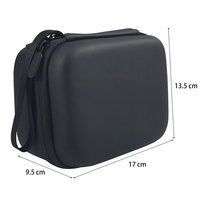 Étui de transport en cuir PU imperméable pour tensiomètre, sac de rangement portable pour sphygmomanomètre numérique avec poche en filet
