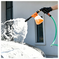 Pulvérisateur à mousse pour tuyau d'arrosage, directement de l'usine, pour lavage et nettoyage de voitures |   Pulvérisateur de jardin réglable pour tuyau d'arrosage, idéal pour l'extérieur