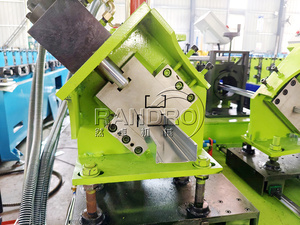 RANDRO Heavy Duty Fast Speed 2 in 1 Doppelkopf C U-Kanal Pfetten herstellungs maschine Stahl bolzen-und Ketten rollen form maschine - Product Image 5